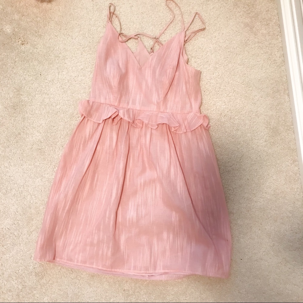 BCBG Pink strap dress EUC